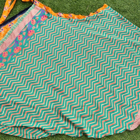 Reversible Flowy Gypsy Maxi Skirt, OS - Picture 10 of 11